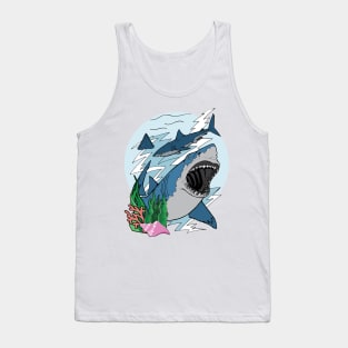 Shark For Boys Gifts Tank Top